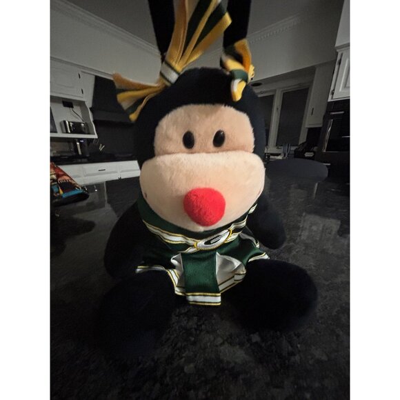 Build-A-Bear Ladybug Plush W/ NFL Green Bay Packers Cheerleader Outfit & Bow 16” - Picture 3 of 16